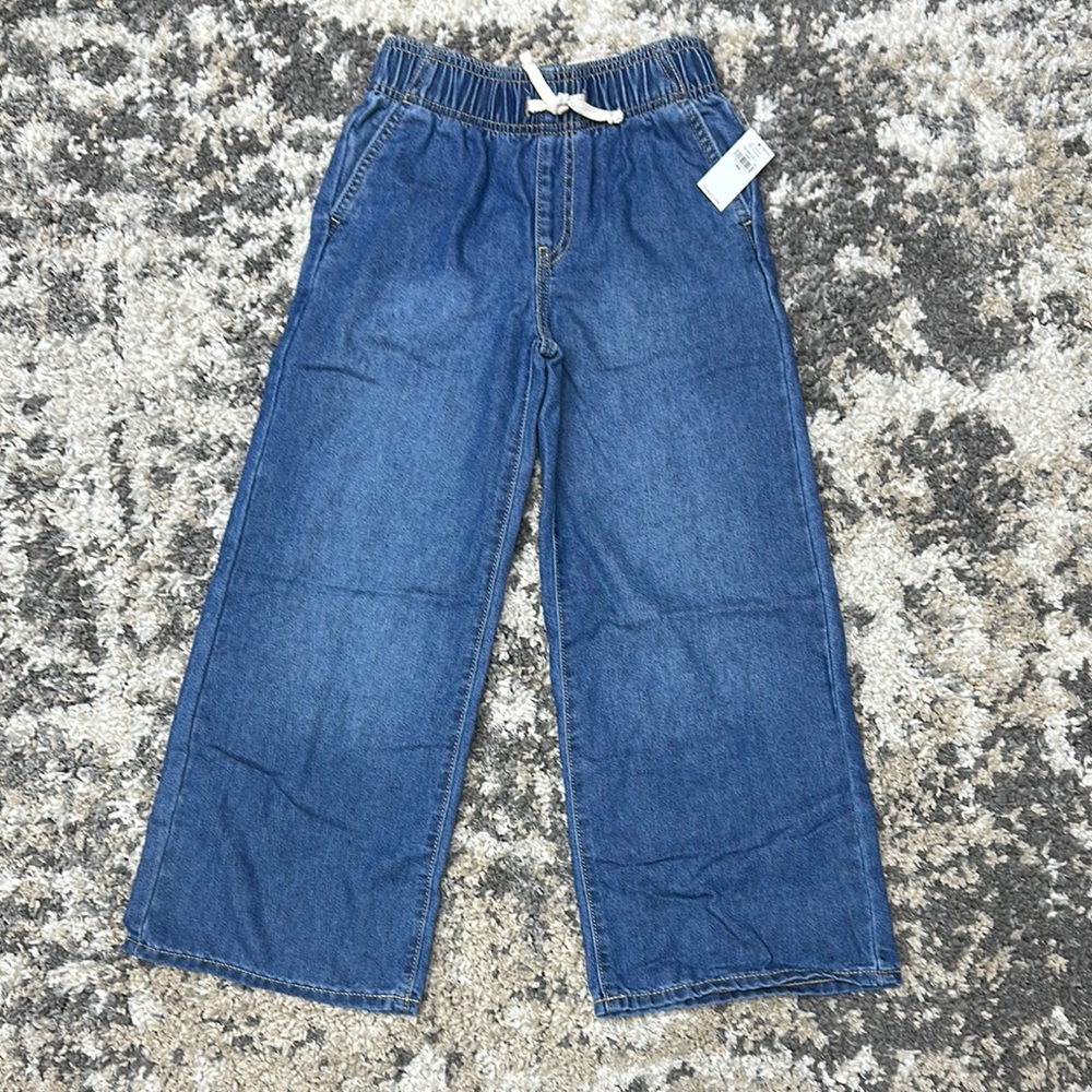Old Navy High-Rise Baggy Kids Blue Denim Pants